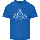 Bodybuilder Gym Training Top Bodybuilding Kids T-Shirt Childrens Royal Blue
