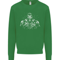 Bodybuilder Gym Training Top Bodybuilding Mens Sweatshirt Jumper Irish Green