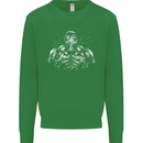 Bodybuilder Gym Training Top Bodybuilding Mens Sweatshirt Jumper Irish Green