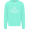 Bodybuilder Gym Training Top Bodybuilding Mens Sweatshirt Jumper Peppermint