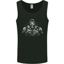 Bodybuilder Gym Training Top Bodybuilding Mens Vest Tank Top Black