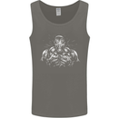 Bodybuilder Gym Training Top Bodybuilding Mens Vest Tank Top Charcoal