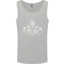 Bodybuilder Gym Training Top Bodybuilding Mens Vest Tank Top Sports Grey