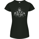 Bodybuilder Gym Training Top Bodybuilding Womens Petite Cut T-Shirt Black