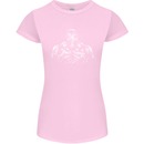 Bodybuilder Gym Training Top Bodybuilding Womens Petite Cut T-Shirt Light Pink