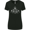 Bodybuilder Gym Training Top Bodybuilding Womens Wider Cut T-Shirt Black