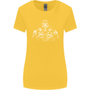 Bodybuilder Gym Training Top Bodybuilding Womens Wider Cut T-Shirt Yellow