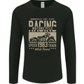 Bonneville Salt Flats Motorcycle Biker Mens Long Sleeve T-Shirt Black