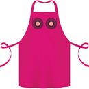 Boob Decks DJ DJing Funny Turntable Vinyl Cotton Apron 100% Organic Pink