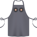 Boob Decks DJ DJing Funny Turntable Vinyl Cotton Apron 100% Organic Steel