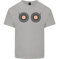 Boob Decks DJ DJing Funny Turntable Vinyl Kids T-Shirt Childrens Sports Grey