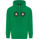 Boob Decks DJ DJing Funny Turntable Vinyl Mens 80% Cotton Hoodie Irish Green