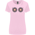 Boob Decks DJ DJing Funny Turntable Vinyl Womens Wider Cut T-Shirt Light Pink