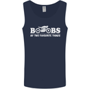 Boobs & Bikes Funny Biker Motorcycle Mens Vest Tank Top Navy Blue