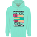 Book Reading Re-Enter Society Funny Childrens Kids Hoodie Peppermint