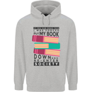 Book Reading Re-Enter Society Funny Childrens Kids Hoodie Sports Grey