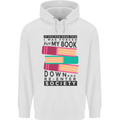 Book Reading Re-Enter Society Funny Childrens Kids Hoodie White