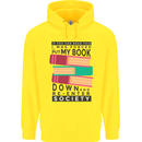 Book Reading Re-Enter Society Funny Childrens Kids Hoodie Yellow