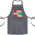 Book Reading Re-Enter Society Funny Cotton Apron 100% Organic Steel