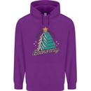 Books Only Christmas Tree Funny Bookworm Childrens Kids Hoodie Purple