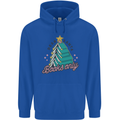 Books Only Christmas Tree Funny Bookworm Childrens Kids Hoodie Royal Blue