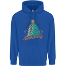 Books Only Christmas Tree Funny Bookworm Childrens Kids Hoodie Royal Blue
