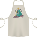Books Only Christmas Tree Funny Bookworm Cotton Apron 100% Organic Natural