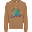 Books Only Christmas Tree Funny Bookworm Mens Sweatshirt Jumper Caramel Latte