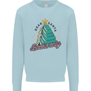 Books Only Christmas Tree Funny Bookworm Mens Sweatshirt Jumper Light Blue