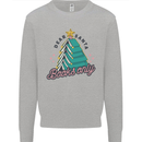 Books Only Christmas Tree Funny Bookworm Mens Sweatshirt Jumper Sports Grey