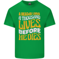 Bookworm Reading a Reader Dies Funny Kids T-Shirt Childrens Irish Green
