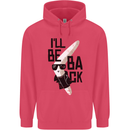 Boomerang Funny Childrens Kids Hoodie Heliconia