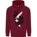Boomerang Funny Childrens Kids Hoodie Maroon