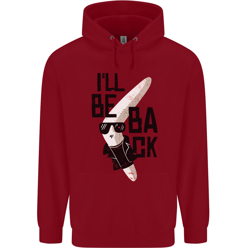 Boomerang Funny Childrens Kids Hoodie Red