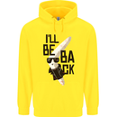 Boomerang Funny Childrens Kids Hoodie Yellow