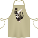 Boomerang Funny Cotton Apron 100% Organic Khaki