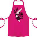 Boomerang Funny Cotton Apron 100% Organic Pink