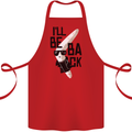 Boomerang Funny Cotton Apron 100% Organic Red
