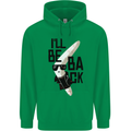 Boomerang Funny Mens 80% Cotton Hoodie Irish Green