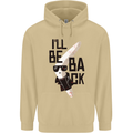 Boomerang Funny Mens 80% Cotton Hoodie Sand
