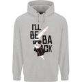 Boomerang Funny Mens 80% Cotton Hoodie Sports Grey