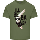 Boomerang Funny Mens Cotton T-Shirt Tee Top Military Green