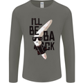 Boomerang Funny Mens Long Sleeve T-Shirt Charcoal