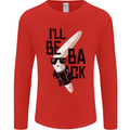 Boomerang Funny Mens Long Sleeve T-Shirt Red