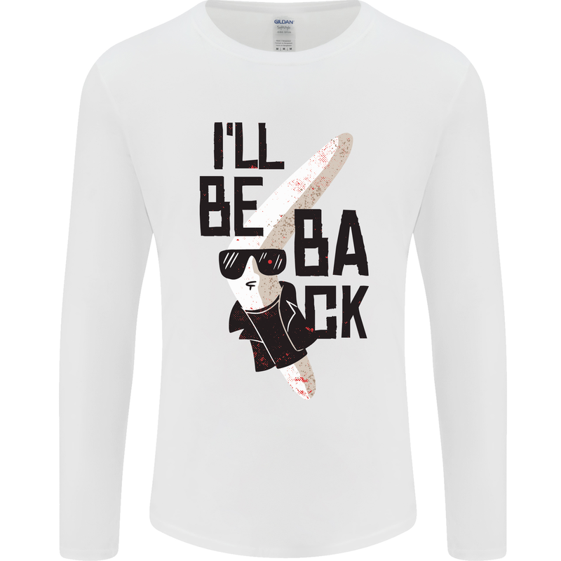 Boomerang Funny Mens Long Sleeve T-Shirt White