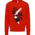 Boomerang Funny Mens Sweatshirt Jumper Bright Red