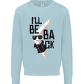 Boomerang Funny Mens Sweatshirt Jumper Light Blue