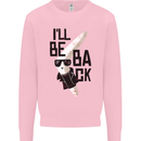 Boomerang Funny Mens Sweatshirt Jumper Light Pink