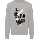 Boomerang Funny Mens Sweatshirt Jumper Sports Grey