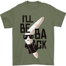 Boomerang Funny Mens T-Shirt 100% Cotton Military Green